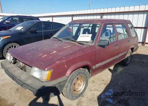 1987 Toyota Tercel Deluxe from USA, damaged, VIN JT2AL32V2H3675096